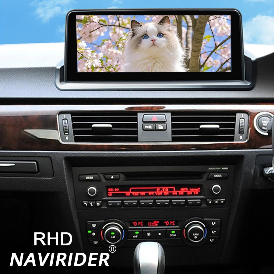 RHD Android 14 Stereo Car Radio For BMW 3 Series E90 E91 E92 E93 2007-2011 10.25'' Automot
