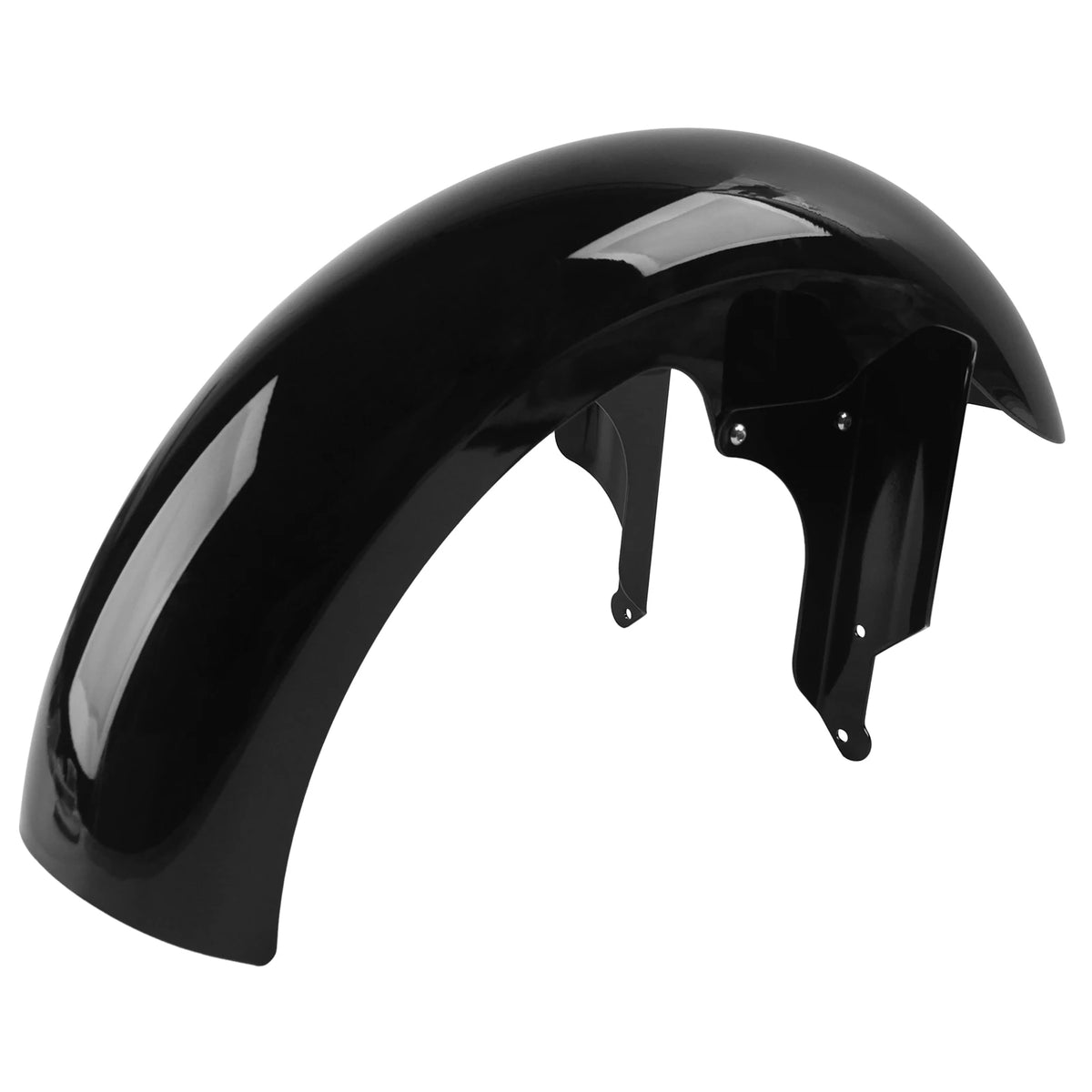 Motorcycle ABS Plastic 19" Wheel Front Fender Vivid Black For Harley FXLR FXLRS Low Rider S & ST - Automotive LED Light