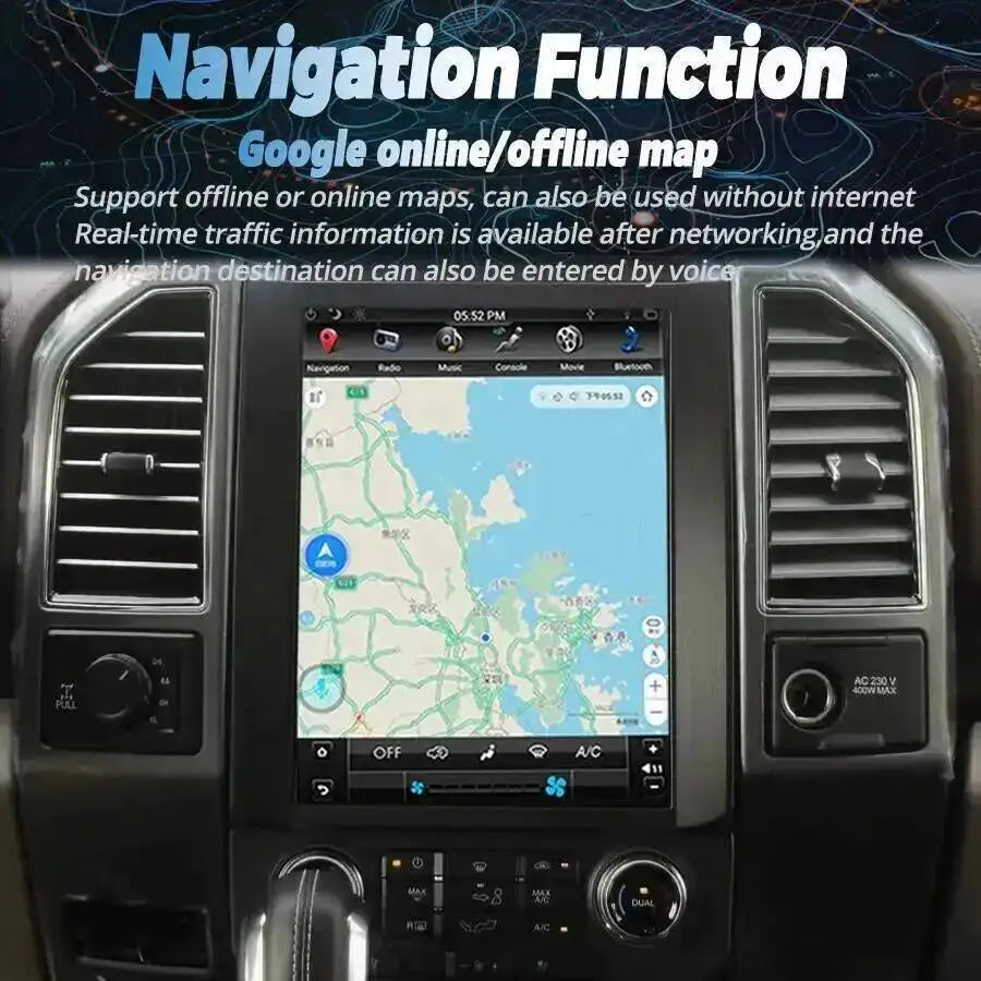 Carplay Navigation For Ford F150 2015-2021 Player Car Video Stereo GPS Navigation Car Mult | AUTOKITSHOP