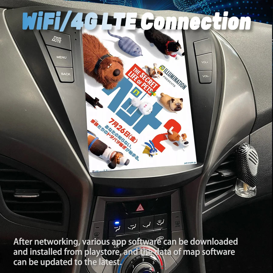10.4'' Navi GPS Android 15 Screen Car Radio For Hyundai ELANTRA 2011-2012 Multimedia Playe