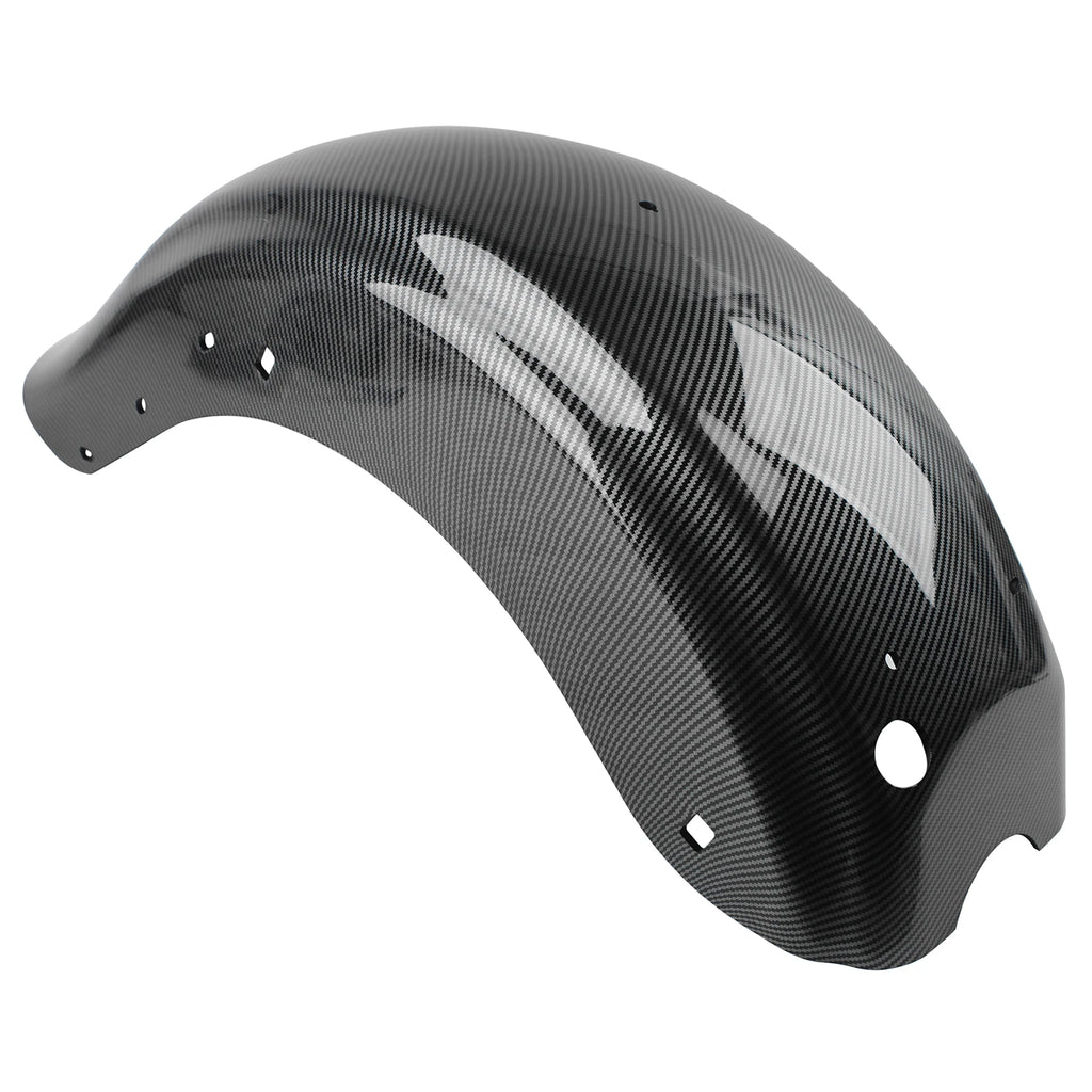 Rear Fender Carbon Fiber Motorcycle Mudguard For Harley CVO Touring Electra Street Road Glide 20 - Automotive LED Light