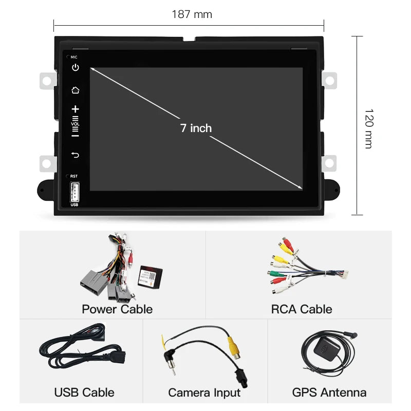 SZLELV Android15 Auto Video Player Car Radio For Ford F150 F250 F350 Mercury Explorer Must