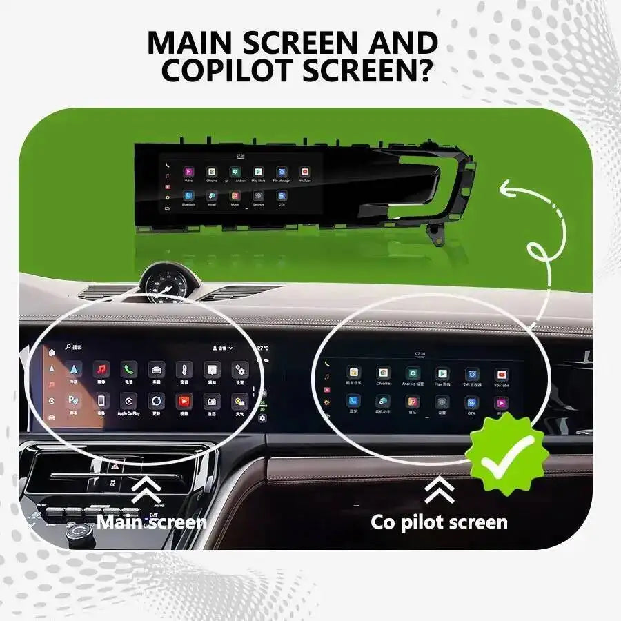 10.9inch For Porsche Panamera 2024 Radio Upgrade Car Copilot Qualcomm BT GPS Navigation Au | AUTOKITSHOP