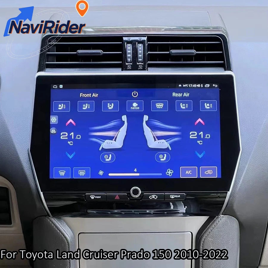 Car Multimedia Player Navigation For Toyota Land Cruiser Prado 150 LC150 2010-2022 Stereo