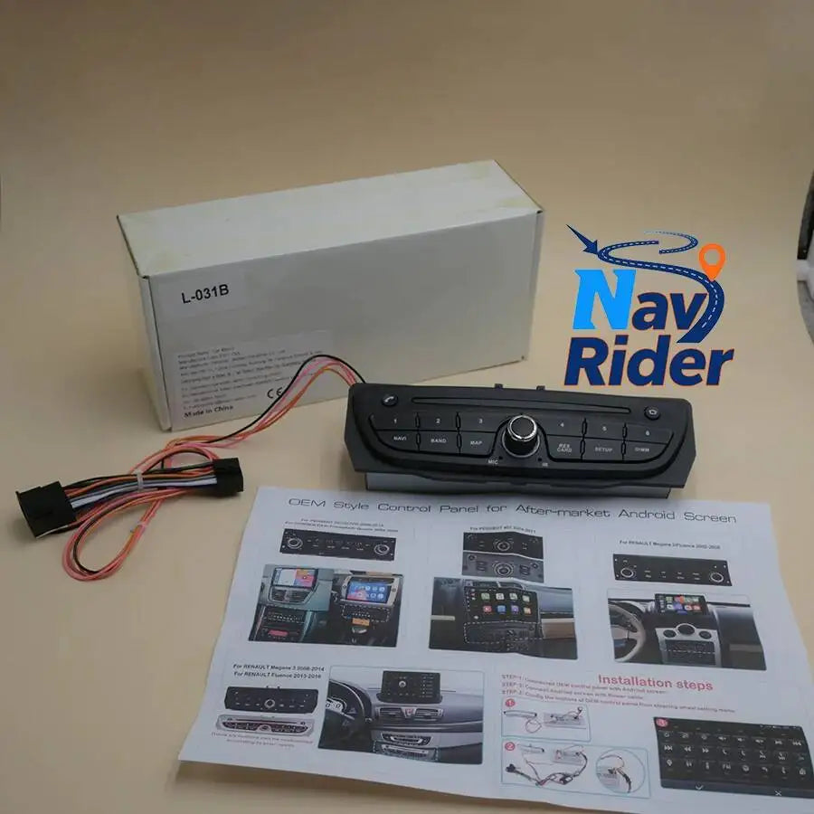 Car Video Player OEM Style Control Panel To Control Android Screen For RENAULT Fluence 201