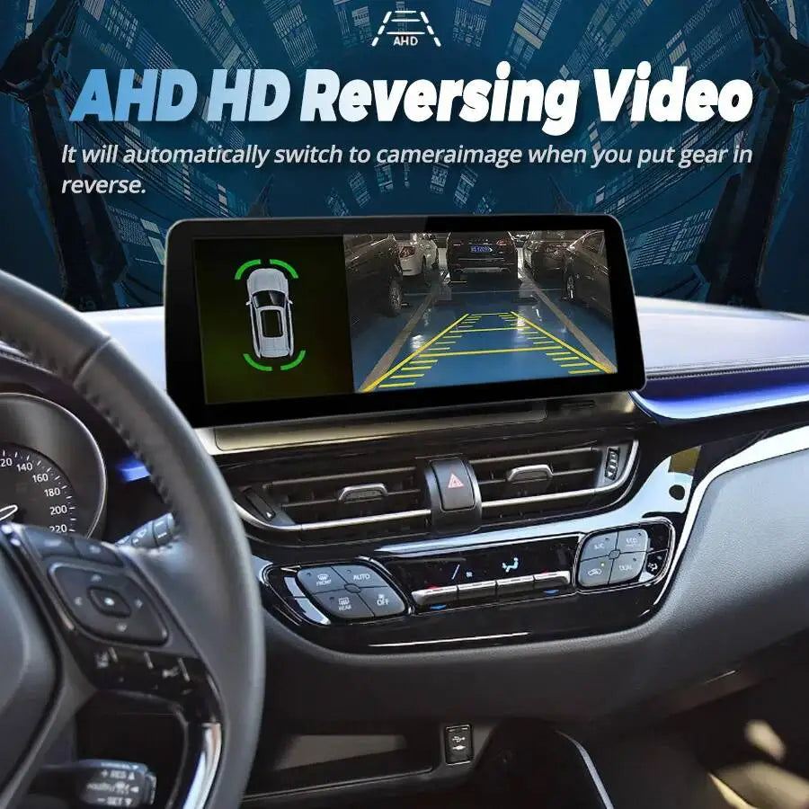 12.3'' Android 15 Wide Screen For Toyota CHR 2016-2021 Multimedia Video Player Wireless Ca