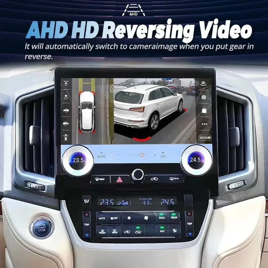 For Toyota Land Cruiser LC200 2016-2020 Android Car GPS Navigation Radio Stereo Multimedia