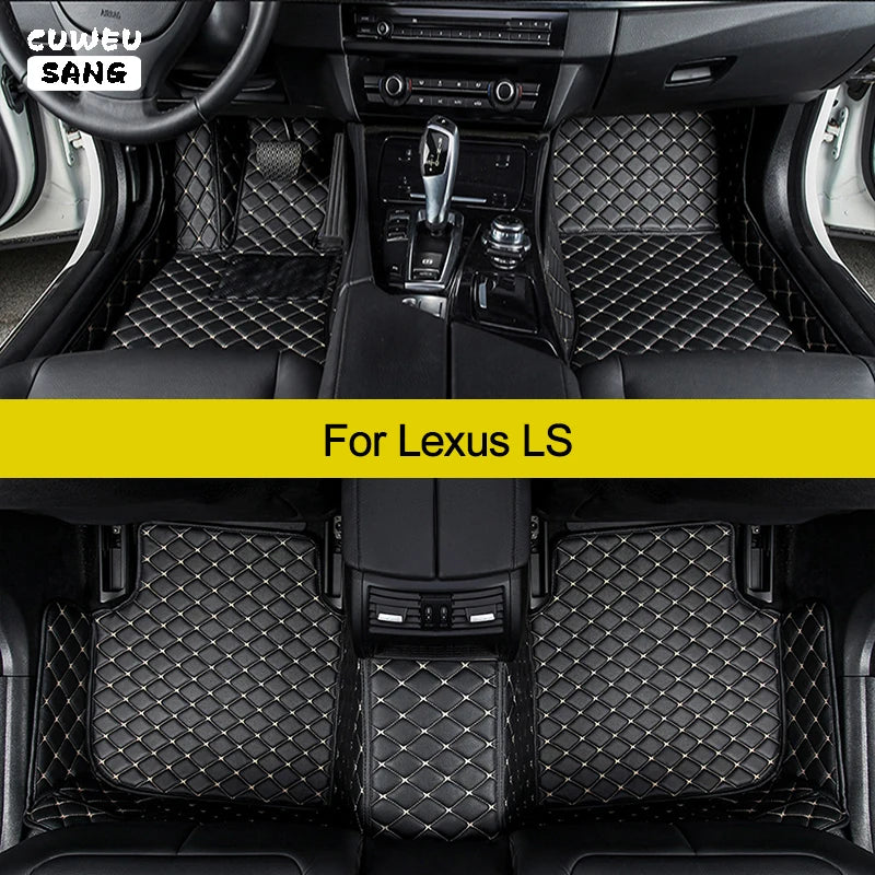 CUWEUSANG Custom Car Floor Mats For Lexus LS LS350 LS400 LS430 LS460 LS500 LS500h LS600h A | AUTOKITSHOP