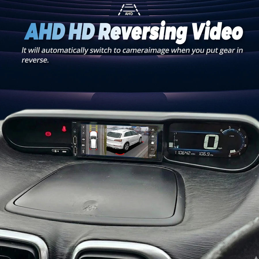 Car Multimedia Player GPS Navigation Stereo 6.86" Android 15 Screen OEM Style Without DVD