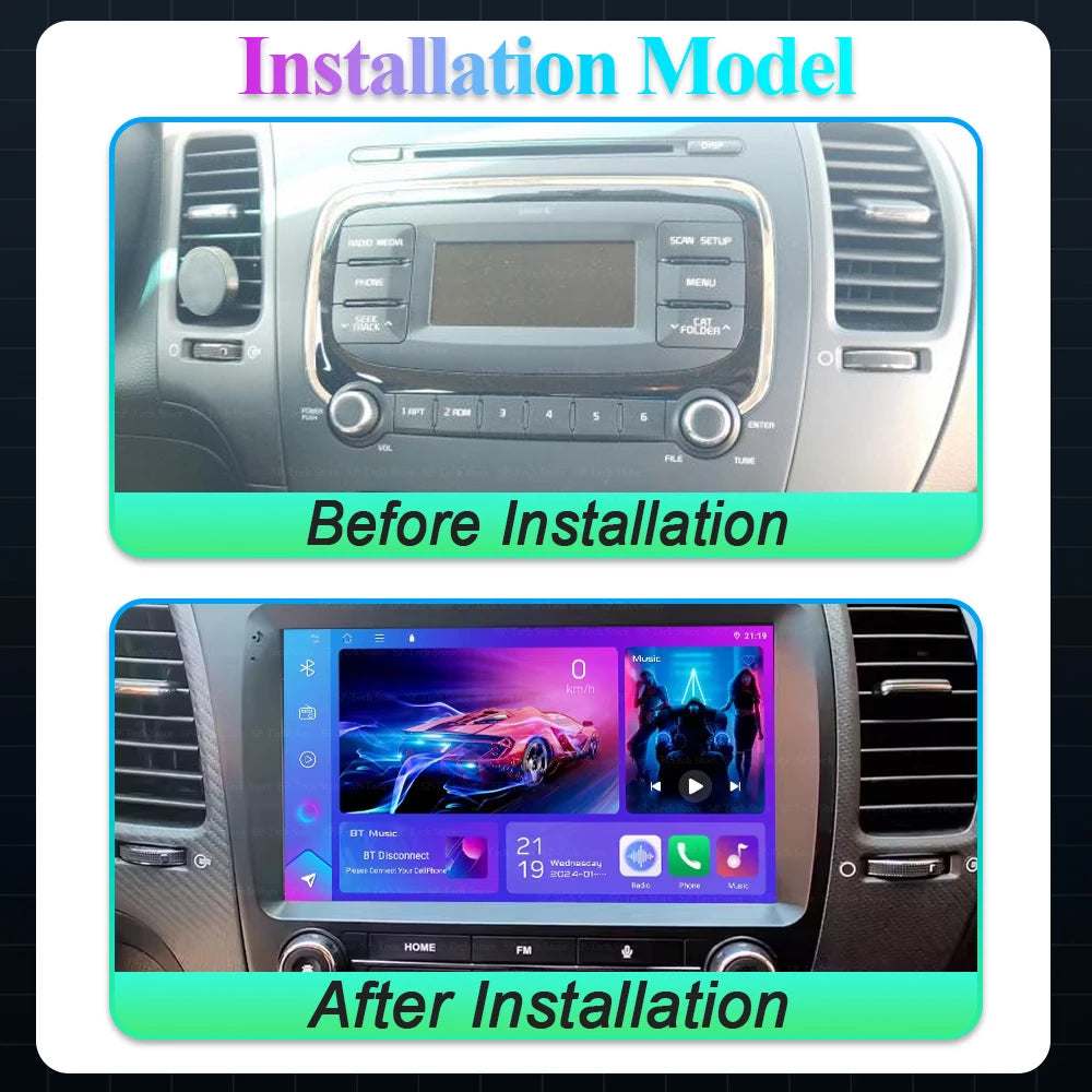 Android 16 For Kia Cerato 3 K3 Forte 2013 2014 2015 2016 2017 2018 Car Auto Radio Multimed | AUTOKITSHOP