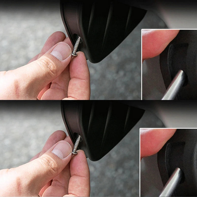3pcs/lot Rear Bumper Diffuser Fin Spoiler Lip Wing Splitter Protector Invisible screw disa