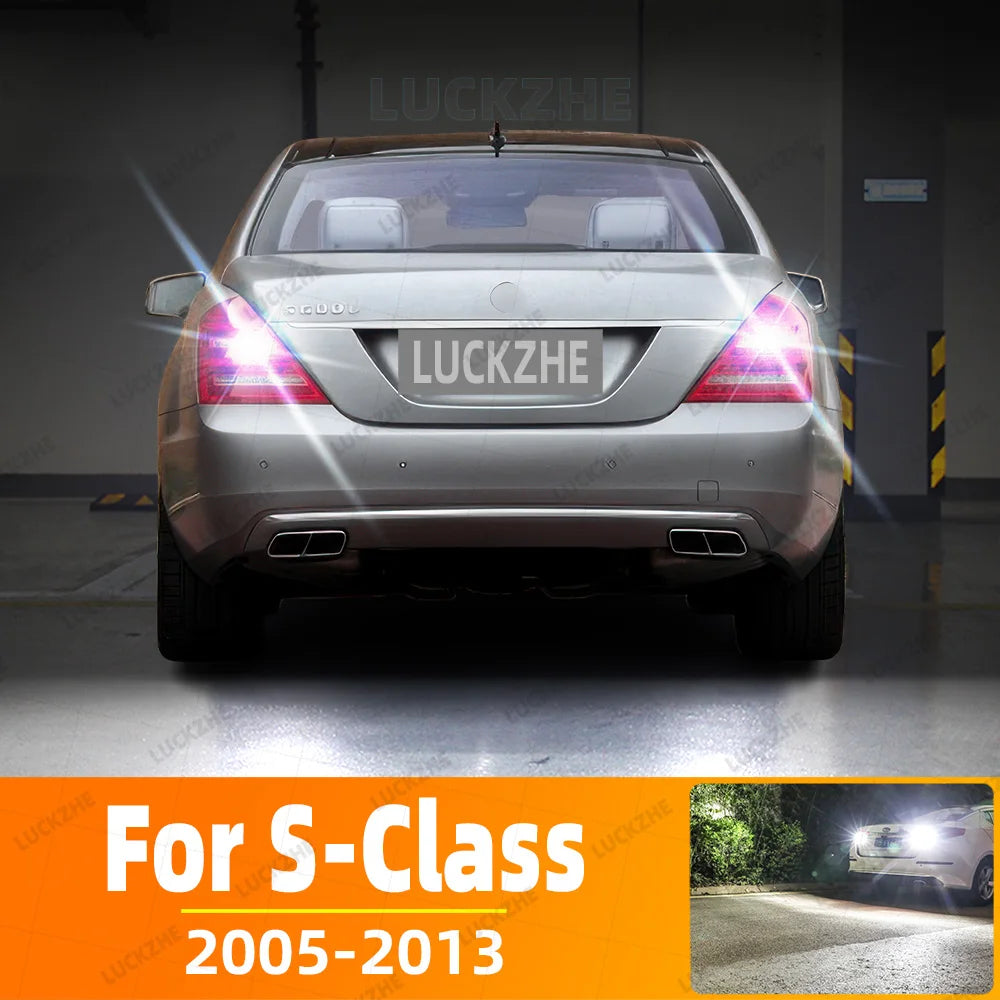 2-Piece LED Interior Light Kit for Mercedes-Benz S-Class W221 V221 C216 2005-2013 - Canbus Dome Map Door Trunk Bulbs ...
