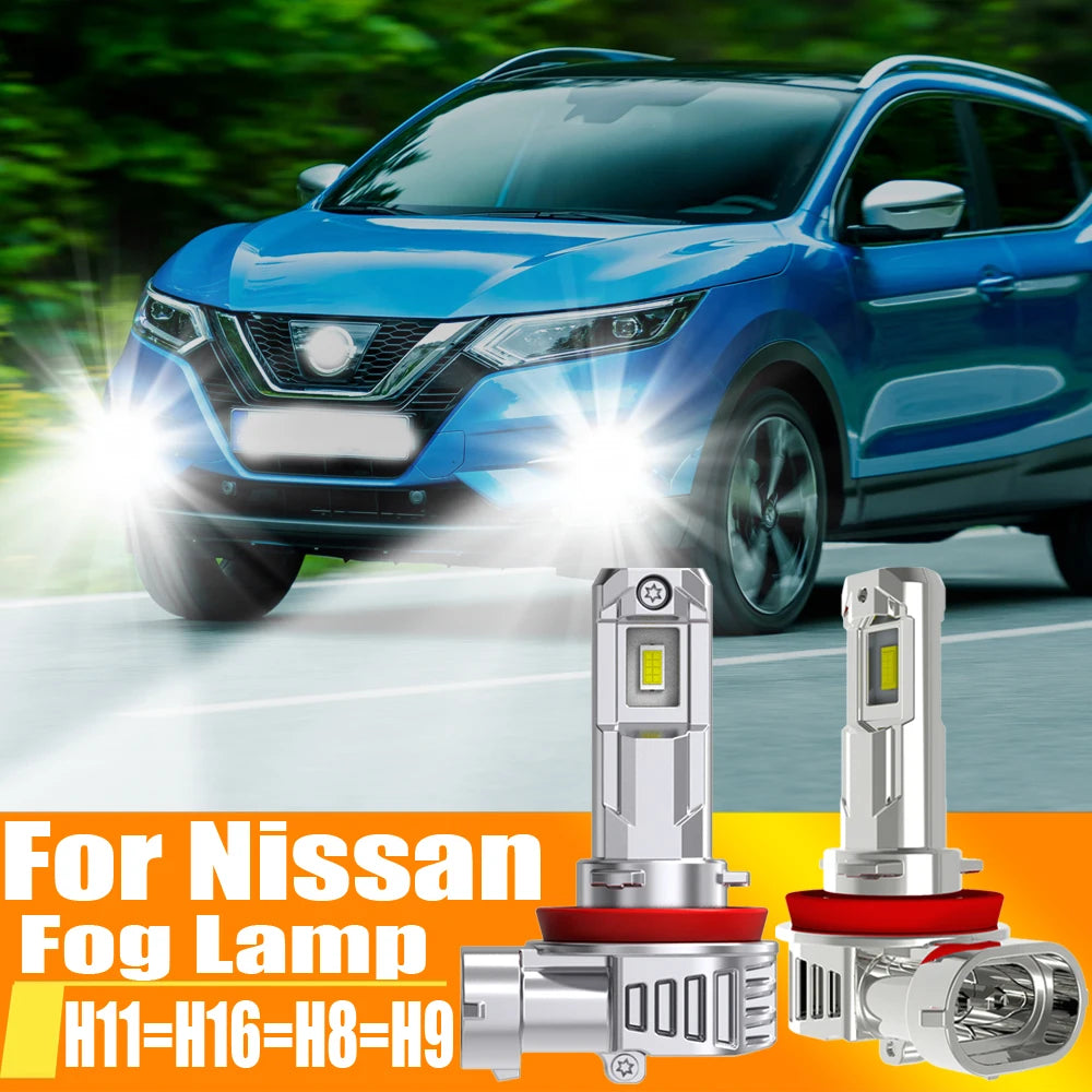 2x H11 H8 Led Fog Light H16 H9 Headlight Canbus Car Bulb Driving Running Lamp 12v 55w For