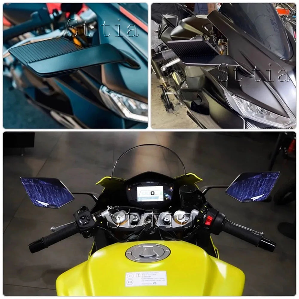 Rearview Mirror For Aprilia RS 660 RSV4 1100 RS660 2020-2025 Stealth Sport Wingl for RSV4 2020-2025 - Automotive LED Lig