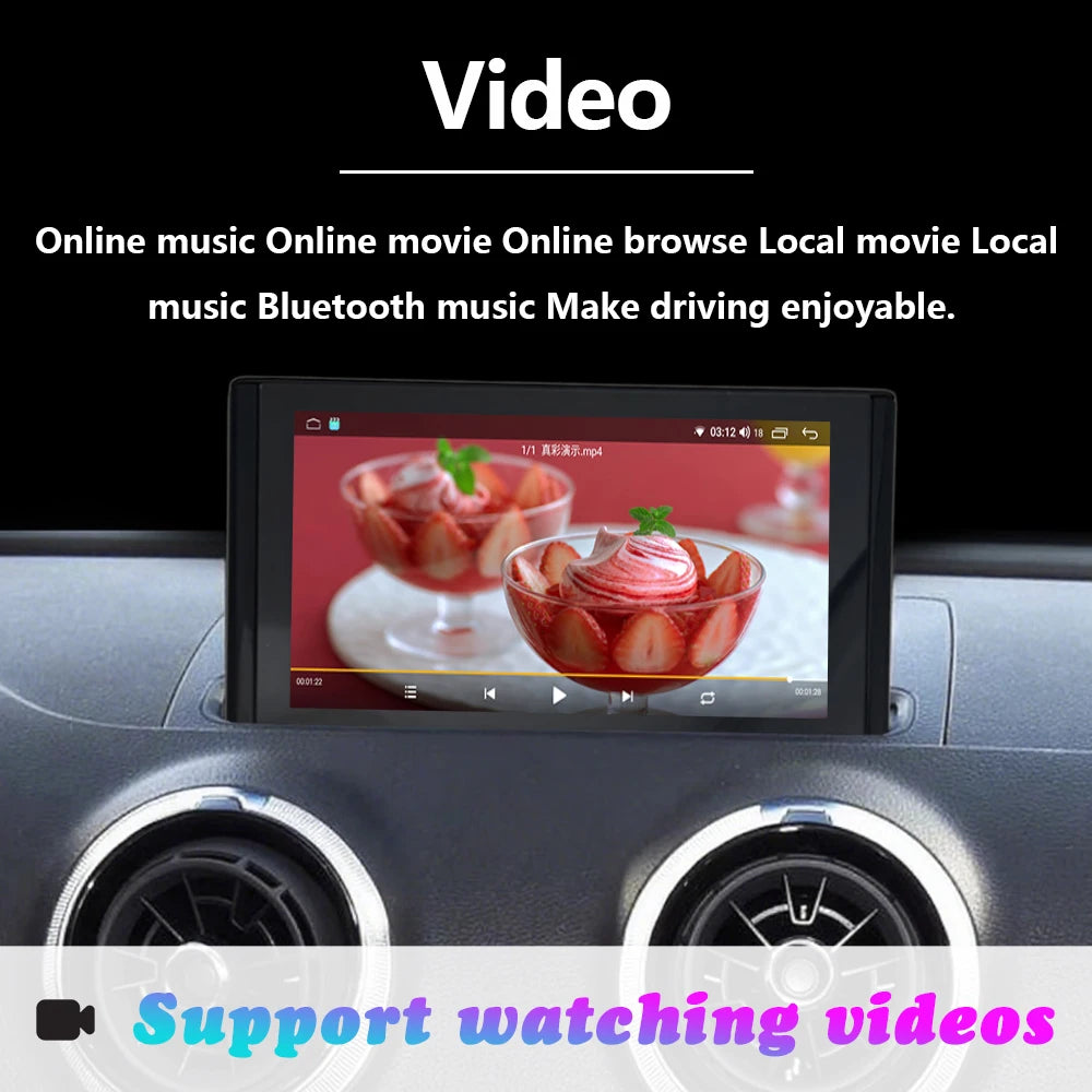 7inch Android For Audi A3 2013 - 2018 Wireless Carplay Car Radio Multimedia Player GPS Nav