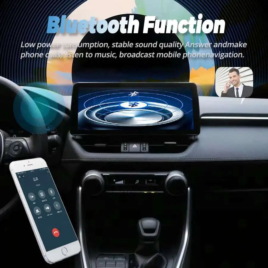 12.3 Inch Screen For Toyota RAV4 Prime XSE 2021 2022 Android 15 Car Radio GPS Navigation M | AUTOKITSHOP