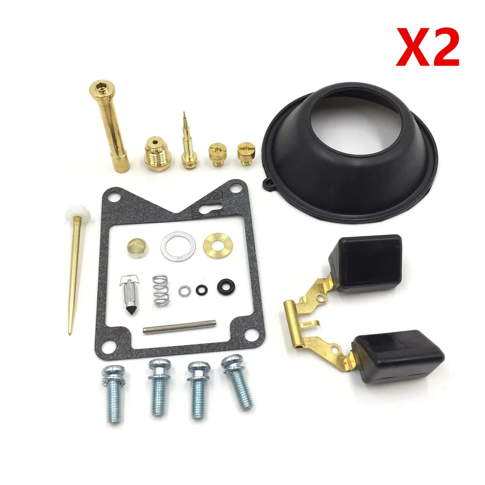 2 Sets Carburetor Rebuild Repair Kit For 1981-1983 Yamaha XV750 Virago 750 Carb