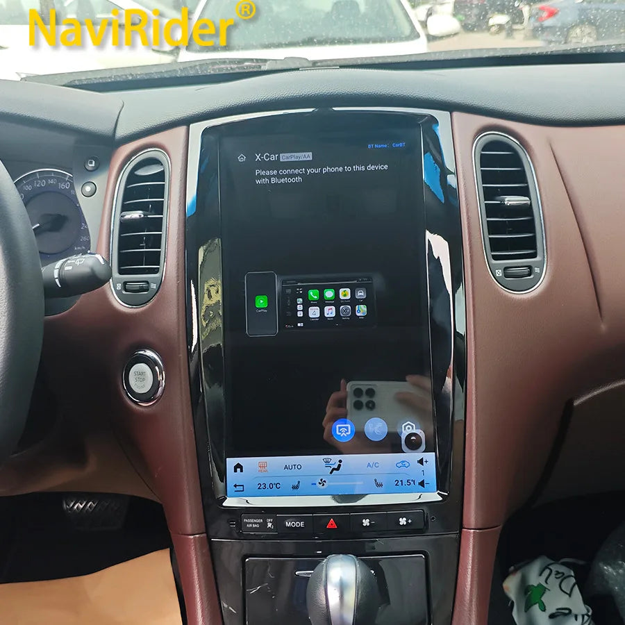 Android15 Vertical Screen Car Radio For Infiniti QX50 EX35 EX25 2013-2022 GPS Navi 13.8 In | AUTOKITSHOP