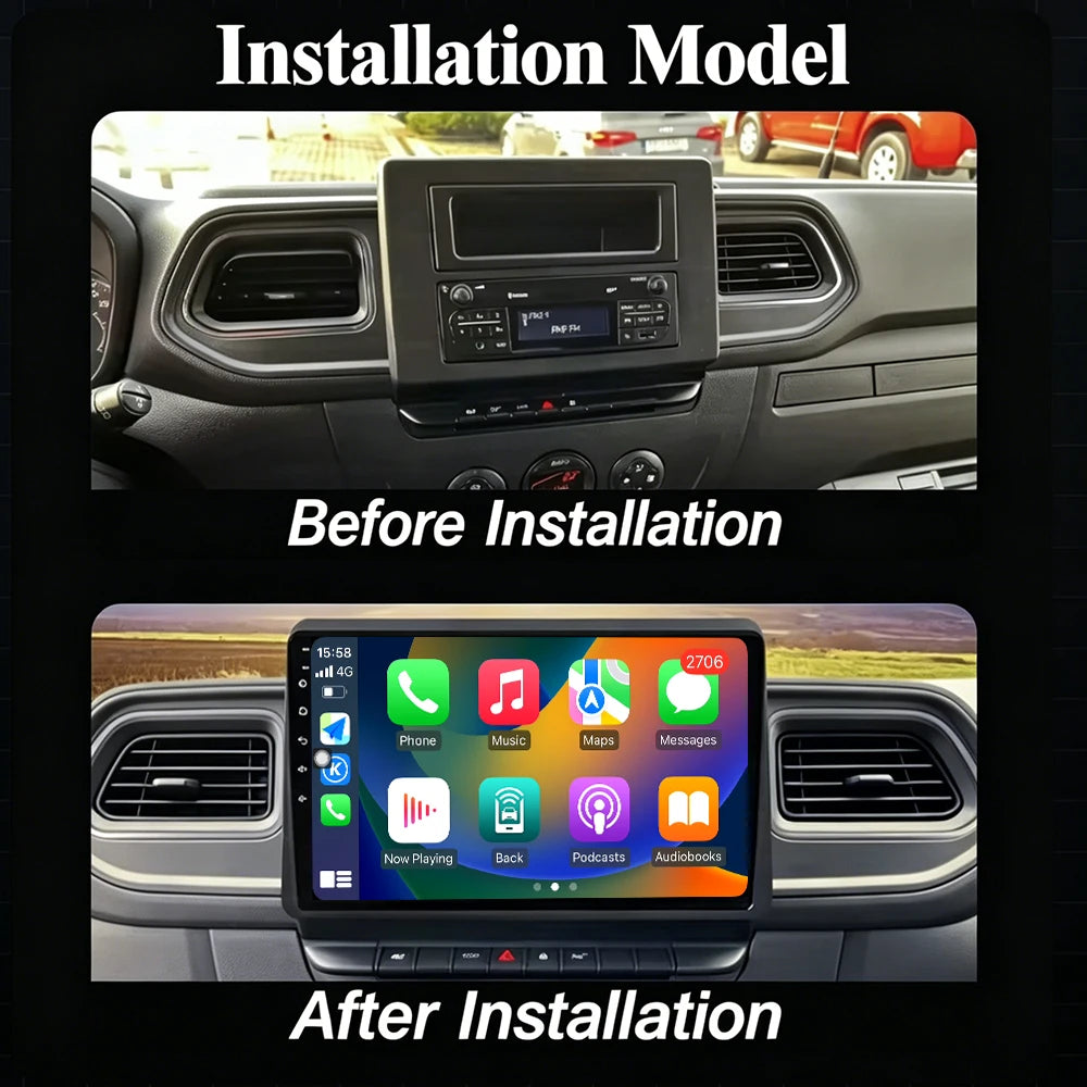 For Renault Master 2019 - 2022 Android Auto Carplay Car Radio Multimedia Video Player GPS