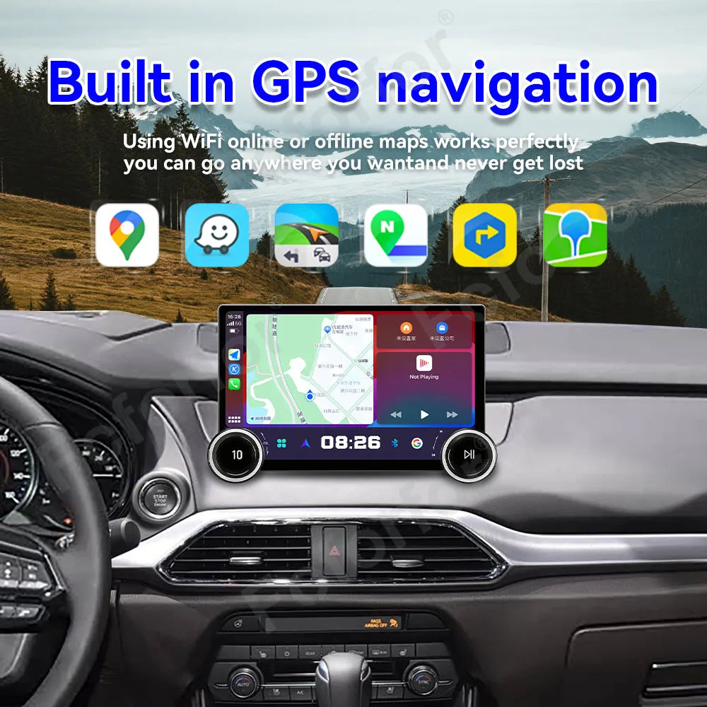 11.5 Inch Android 15 HD Touch Wireless CarPlay Modern Upgraded Android Auto GPS Car Radio