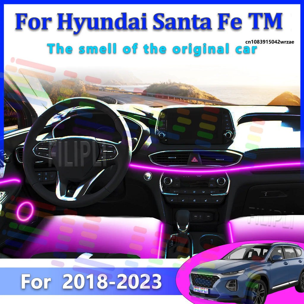 64 RGB - Neon Strip - for Hyundai - App Control - Car Interior Lighting | AUTOKITSHOP