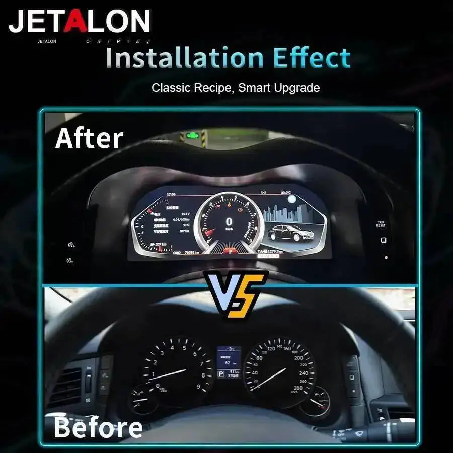 12.3 Inch For Infiniti Q70 Q70L M25 M35 M37 M56 2013 - 2020 LCD Car Digital Cluster Instru | AUTOKITSHOP