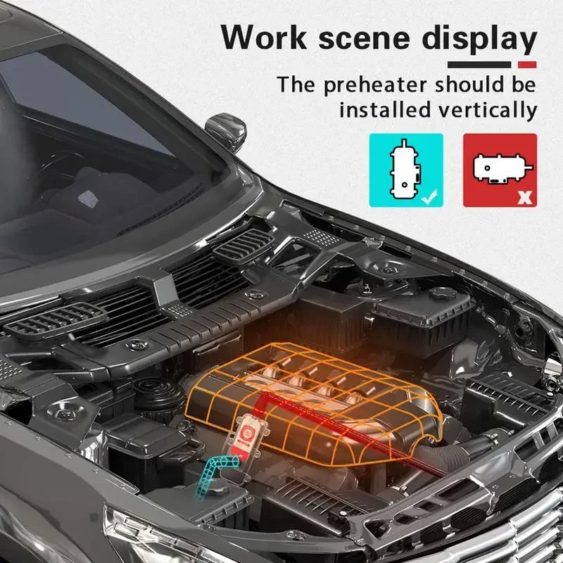 3000W Car Engine Heater Diesel Auto Engine Antifreeze Preheater 220V Truck Coolant Heater Parkin - Automotive LED Light