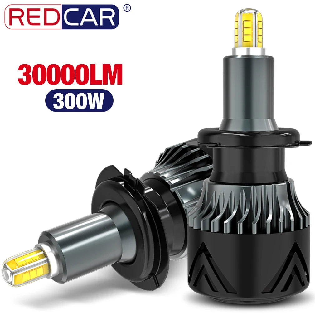 3D 360 H7 Led Canbus Car Headlights Bulbs 30000LM H11 H4 H1 HB3 9005 HB4 9006 300W Automot