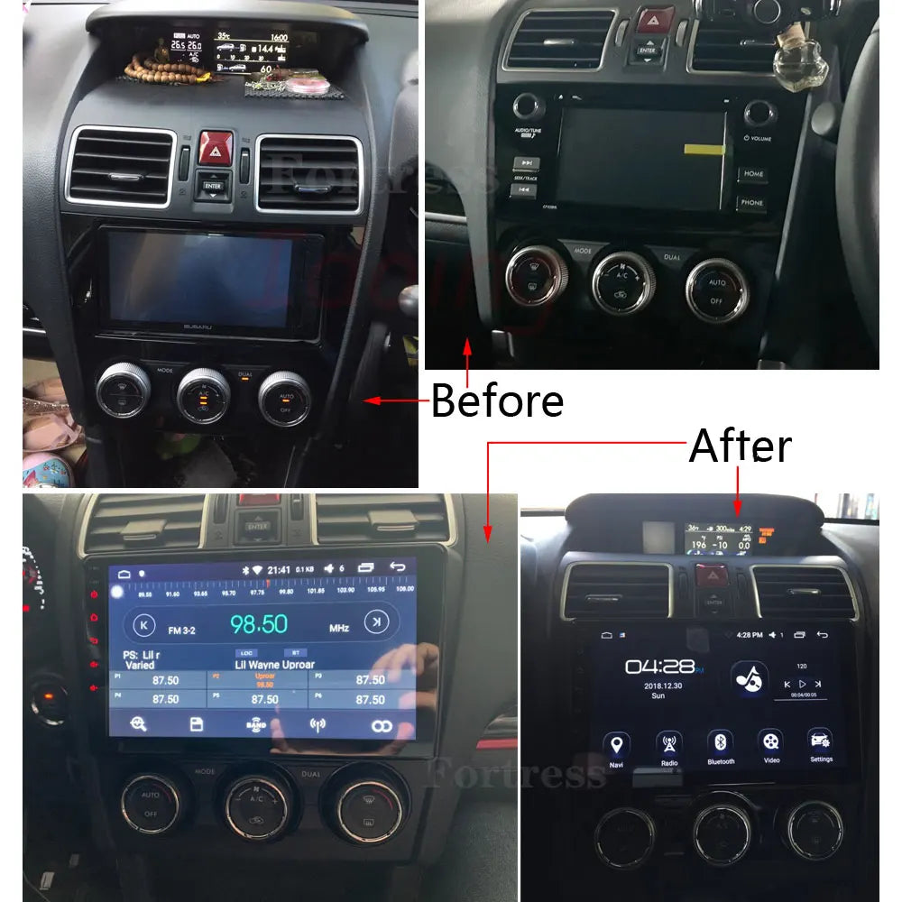 9" Android 16 Car Radio For Subaru Forester XV WRX 2012- 2015 2016 Multimedia Player 2Din