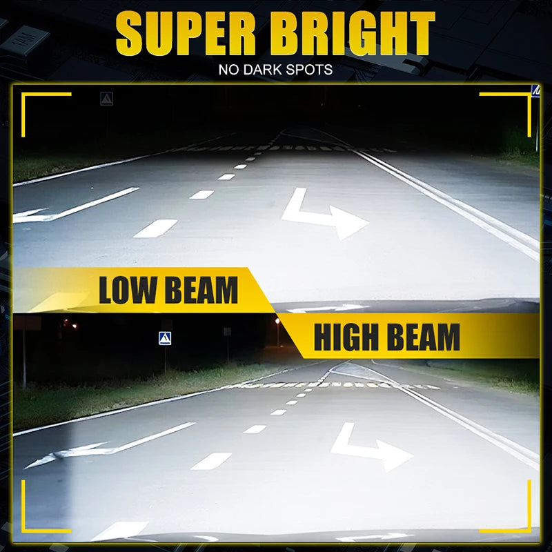 1300W H1 K7C LED Headlight 1500000LM Led Canbus Car Lamps H3 H4 H7 H11 9005 9006 9012 HB4
