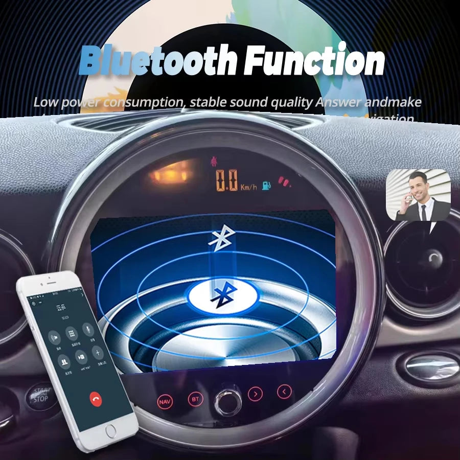 For BMW MINI COOPER R56 R60 2007 - 2014 Android Car Radio QLED Multimedia Video Player Nav | AUTOKITSHOP