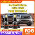 60W Canbus Fog Lights 20000LM Fog Lamp 6000K White 12V Plug And Play For GMC Sierra 1500 2
