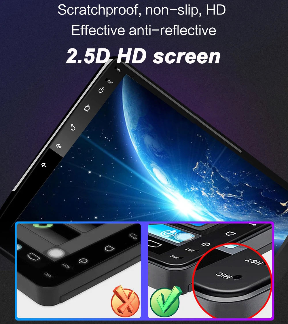 7/9/10 inch Universal Android 13 Car Radio 64G Autoradio android 2 Din car radio GPS BT Central Multimedia Smart car systems