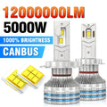 H4 LED Car headlight bulb 12V 6000K H1 H11 9005 9006 9012 H7 CANbus No Error 12000000LM A