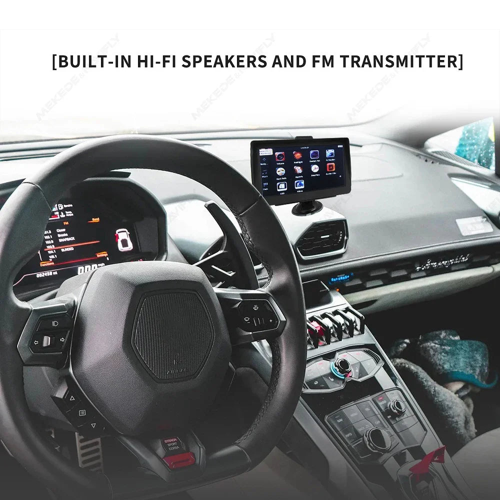 2025 Car GPS Navigation 7 Inch Touch Screen GPS Navigator Truck Support TF 2500mah New Eur | AUTOKITSHOP