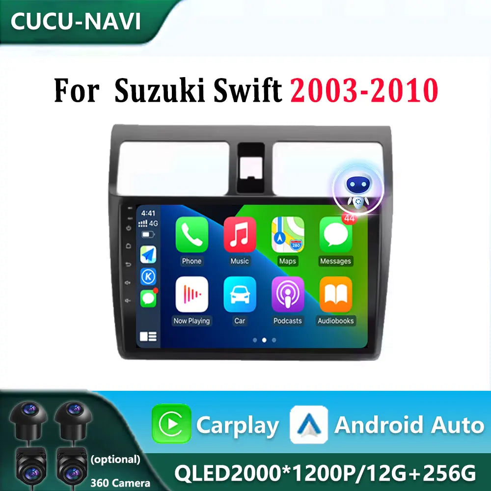 10.1" Car Radio Multimidia Video Player Carplay 4G WiFi DSP For Suzuki Swift 2003-2010 NO  | AUTOKITSHOP