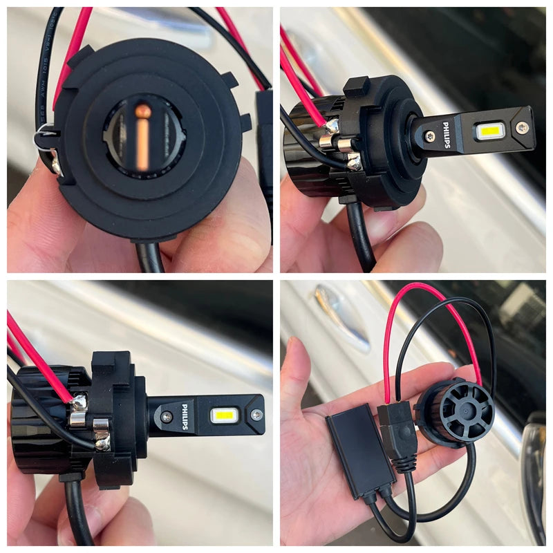H7 LED Socket Adapters For Golf 7 MK7 MK6 Tiguan Sharan Multivan Touran Scirocco Passat B7