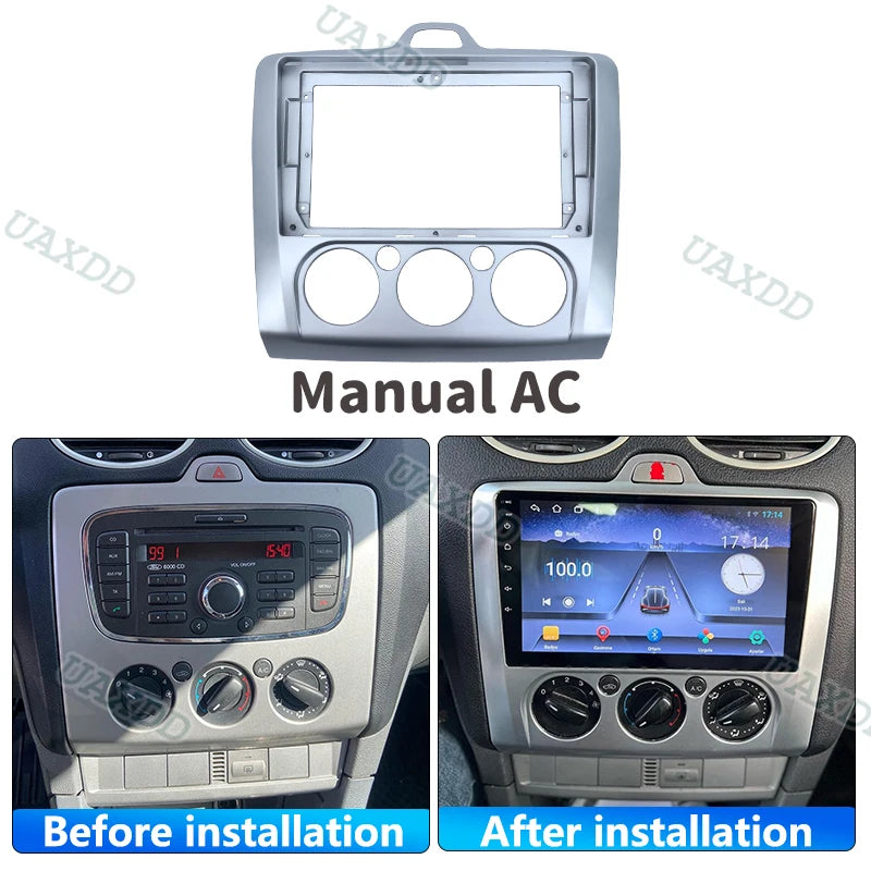 9 Inch Car DVD Frame Audio Dashboard Trim Kit Panel Radio Large Screen 2 Din Multimedia Pl