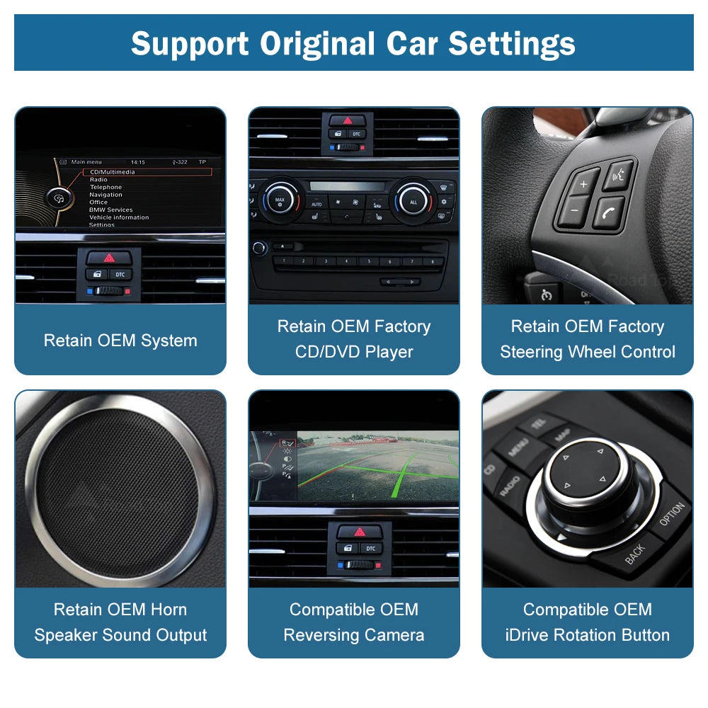 8.8' Linux Touch Screen Multimedia Display For BMW 3 5 Series E90 E91 E92 E93 E60 E61 CCC  | AUTOKITSHOP