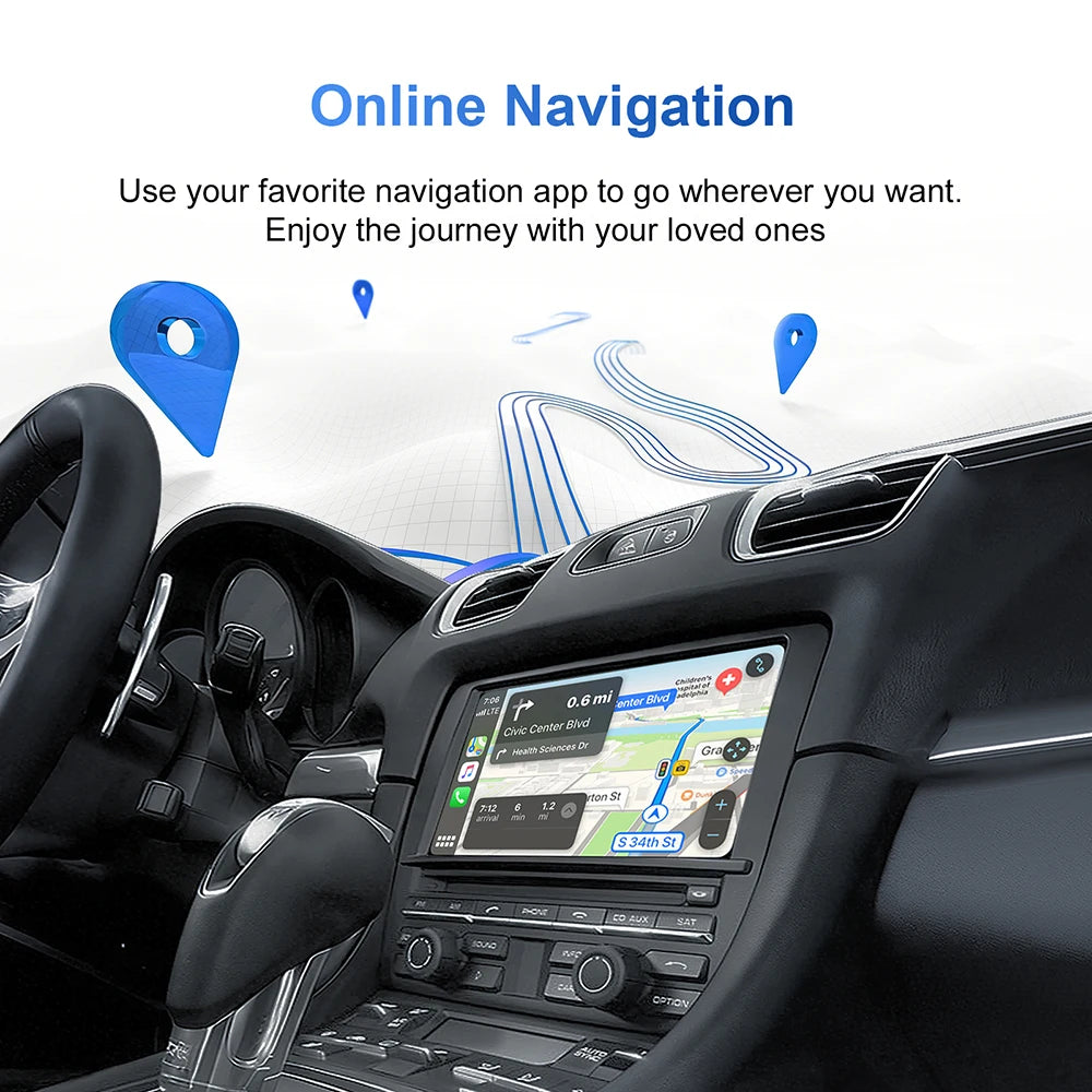 Wireless CarPlay Android Auto for Porsche Cayanne Cayman Boxster Panamera PCM3.1 PCM3.0 PC