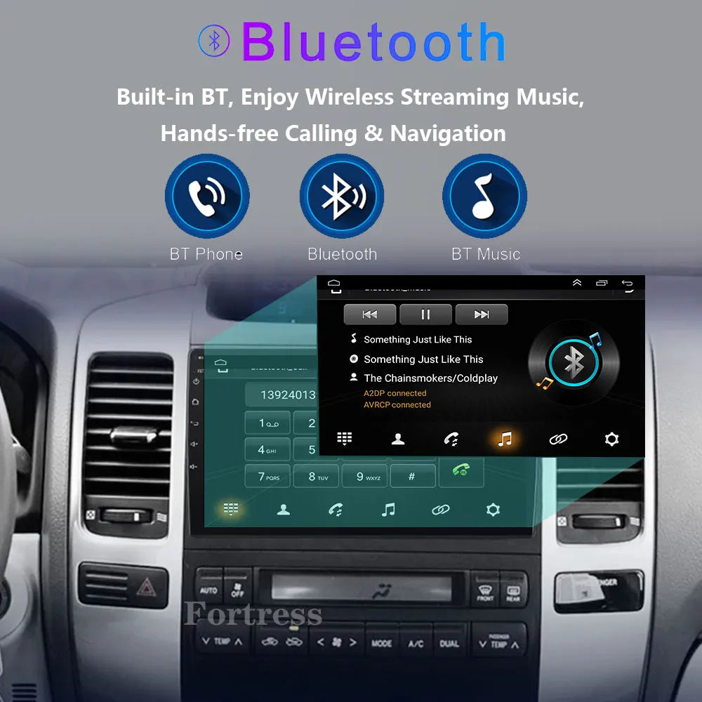 Android 16 Car Radio For Toyota Land Cruiser Prado 120 3 III For Lexus GX470 GX 470 J120 2