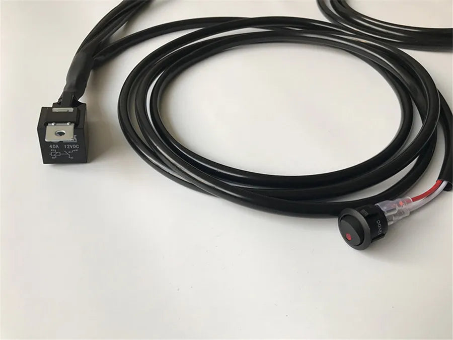 12V Single Car LED Light Bar Wiring Loom Harness Plug & Play Quick Installation