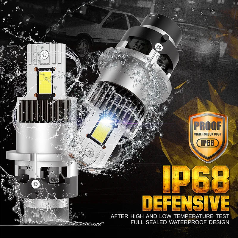 D2S D4S LED Headlight Bulbs 1:1 D1S D3S D8S HID Bulbs Xenon Lamp Canbus D2R D4R 30000LM Au