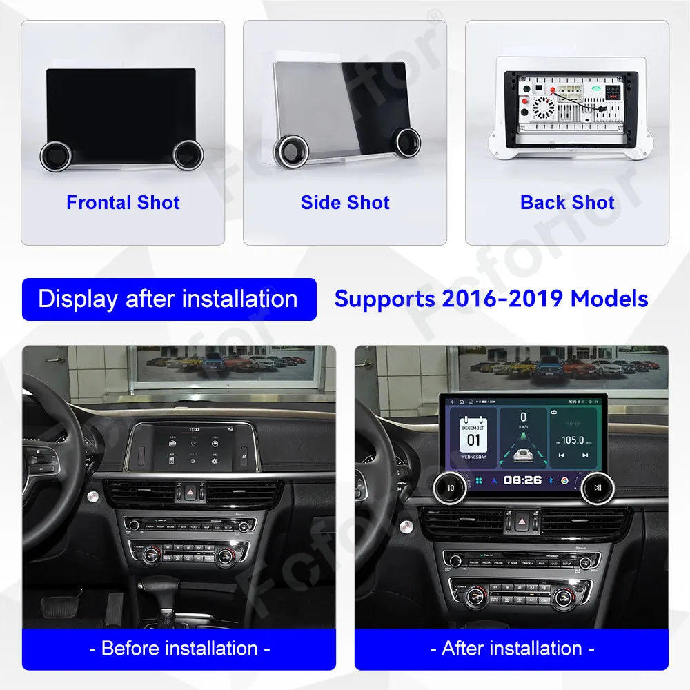 Ultra Large 11.5 Inch Android 15 HD Touch Wireless CarPlay Android Auto GPS Navigation Rad