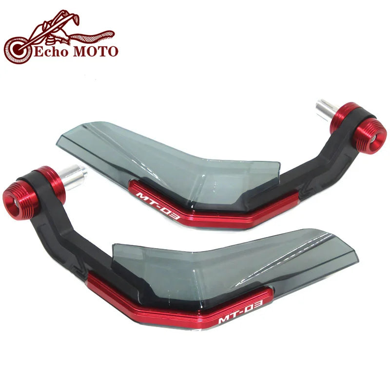 Motorcycle Accessories Handguard Hand Bar Guard Windshield Deflector Handlebar Protector For YAM - Automotive LED Light