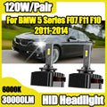 2X D1S 30000LM HID Xenon Headlamp Bulbs 6000K Canbus LED Headlights 120W Front Lamps 12V F