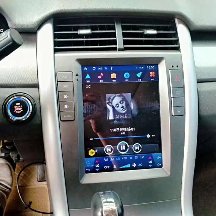 Auto GPS Navigation DSP Wireless BT CarPlay Vertical Screen Android 14 Car Radio For Ford