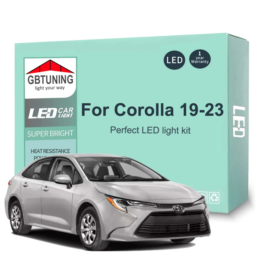 11-Piece LED Interior Light Kit for Toyota Corolla - Canbus Error-Free Bulbs | AUTOKITSHOP