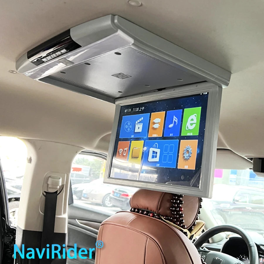 15.6 Inch/17.3 Inch Roof Ceiling Monitor Android 12 Special Multimedia Video Player IPS To