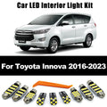 ZITWO 10Pcs Car LED Interior Lamp Kit For Toyota Innova 2016 2017 2018 2019 2020 2021 2022 2023  - Canbus LED Car Light